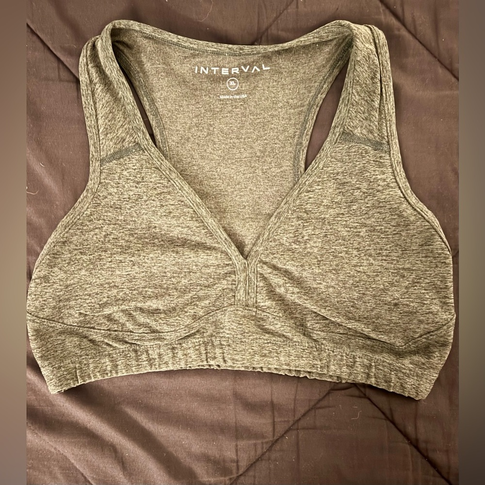 Women’s XL Dark Green Sports Bra